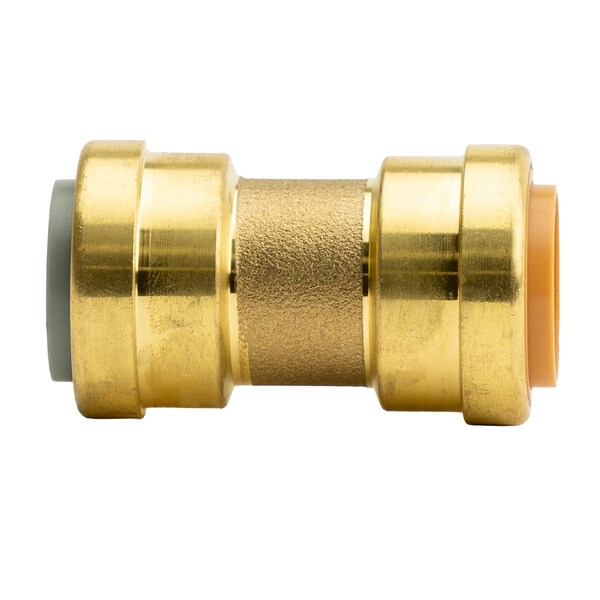 3/4in Push-to-Connect X 3/4in Push-to-Connect Brass Polybutylene Transition Coupling Fitting